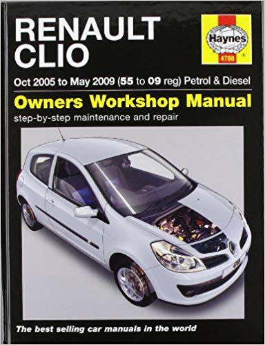 Renault Clio Petrol Diesel 2005 2009 Haynes Service Repair Manual